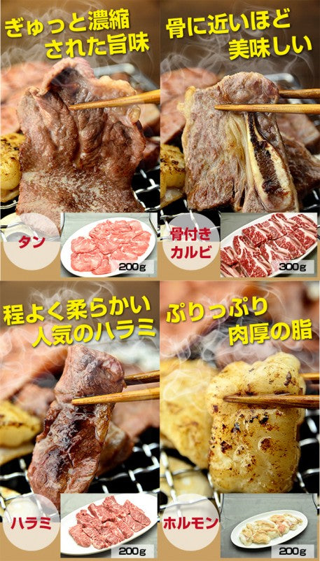 送料無料!タレ付き!バーベキューセット1.6Kg(BBQ,焼肉)