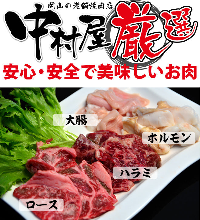 国産牛 バーベキューセット5 ロース200g ハラミ200g ホルモン200g 大腸200g