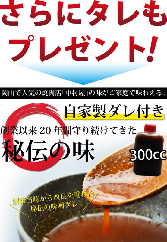 国産牛 バーベキューセット3 カルビ300g ハラミ300g ホルモン100g センマイ100g 大