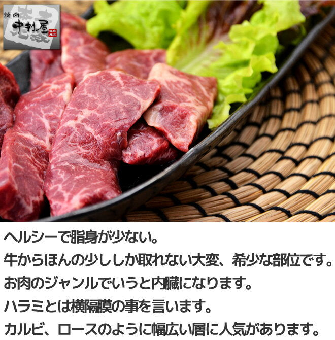 ハラミ100g USA産 横隔膜 (焼肉 バーベキュー BBQ 牛肉)
