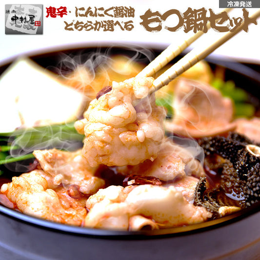 国産牛もつ鍋セット ホルモン 大腸 センマイ 直腸 盲腸